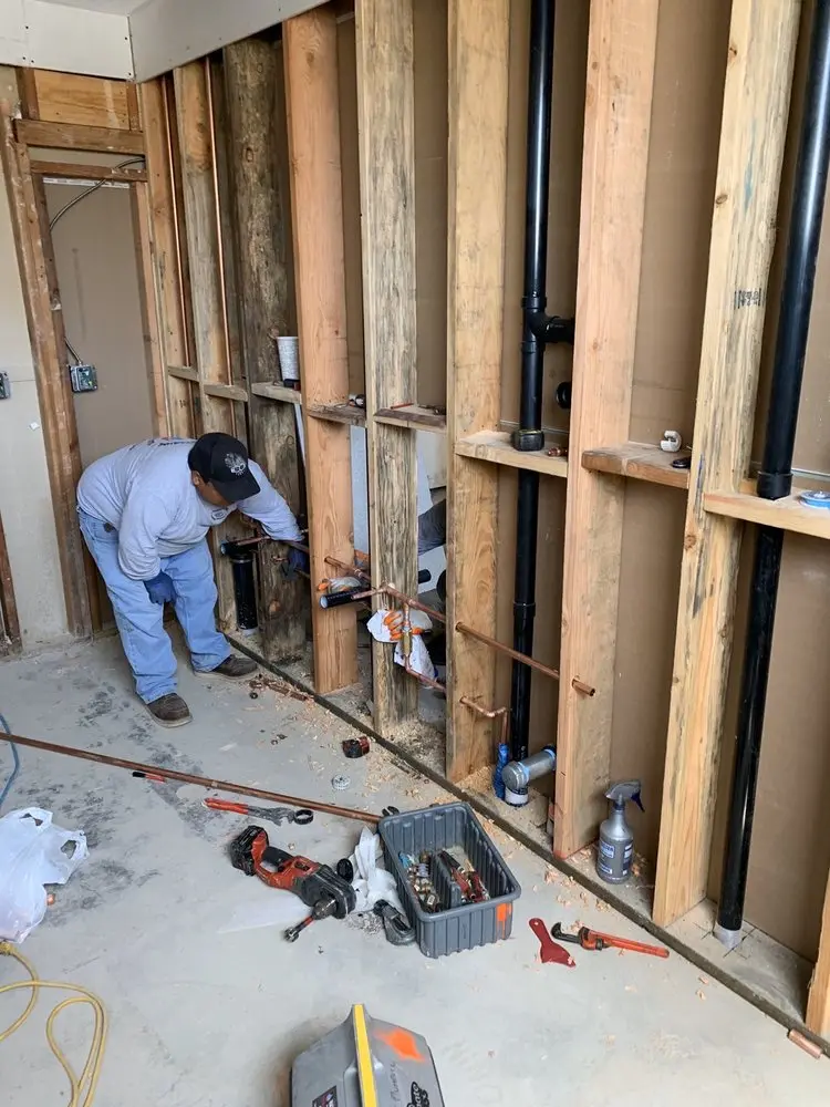 Commercial rough-in plumbing for Gas Line Repair in Tonganoxie
